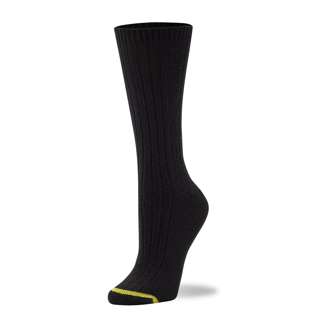 HUE X Aaron Potts Textured Cashmere Blend Crew Sock